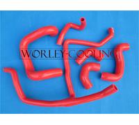 Silicone Hose for BMW E30 M20 320i/325i 1989 1990 1991 1992 RED WITHOUT A/C new