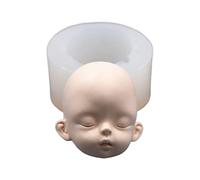 Silicone Human Head Stampo Per Faccia Da Fondente Modello Testa Testa Modella Che Produce Cake Clay Resina Scepitura Per Argilla Arte Dispositiva ARBAGGI