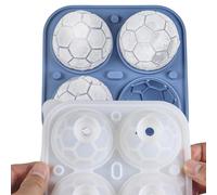Silicone Ice Ball Mold, Soccer Shape Block Template, Spherical Ice Maker, High Grade Food Safe Polymer with Reinforced Seal, Premium Kitchen Hardware, Versatile Cooling Tool for Cocktails Party