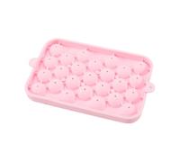 Silicone Ice Ball Tray - 25-Cavity Reusable Stackable With Removable Lid