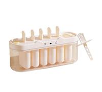 Silicone Ice Cream Molds |,Easy Release Ice Pop Mold | 6-Cavity Chilled Dessert Making For Families Summer Birthday Home Party Playdates Camping Holiday Juice Milk Jam
