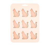 Silicone Ice Mold | 9-Cavity Reusable Funny Cat Easy Release Food-Grade