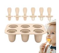 Silicone Ice Pop Molds, Cake Pop Tray, Reusable Easy Release Design, 6 Grid Dessert Maker for Home Summer Party, 12 x 10 x 8,1 cm, 4,72 x 3,94 x 3,19 pollici, 1 set