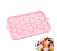 Silicone Ice Sphere - Cube, Cocktail Chill Tray, Ices Trays Molds with Removable Lid, Iced Trays Mold with 25 Cavity Design, Tray, Whiskey Ices Molds, for Home Bar Use