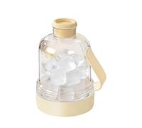 Silicone Ice Trays with Non-Spill Lids, Straw and Handle Ice Maker Bottle, Easy Release, Reusable for Whiskey, Cocktails, Kid Food, Craft,Homemade, Picnic Camping Refrigerator Kitchen Restaurant