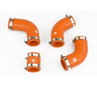 Silicone Intercooler Turbo Tubi Per Land Rover Defender 200TDI Impulso Arancione