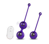 Silicone Kegel Ball 2 in 1 Palline con Telecomando Per il Pelvico Palline,9 Modalità di Massaggio,USB Ricaricabile,Impermeabile,para Controllo della Vescica ed Esercizi del Pavimento Pelvico per Donna