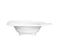 Silicone Kitchen Funnel Wide Opening Food Transfer Tool Juice Bottle Canning Baking Pouring Device | Heavy Duty Non Sticky Flow Aid Ideal Home Restaurant Family Cooking Ice Cream Drink Filling Storage