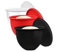 Silicone Liners for Tilt-Head 5 Qt Mixers, Mixer Attachments & Accessories, 3 Liners and 3 Lids Included, Replacement Mixer Bowls No Longer Needed (3Pcs)