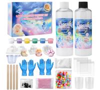 Silicone liquido per Taba Squishy, set fai da te, 500 g 1: 1 rapporto misto, gomma siliconica super morbida, kit fai da te per la gestione dello stress, amanti dei gatti e dei criceti, creativi per