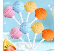 Silicone Lollipop Mold Ice Cream Maker, Reusable Silicone Ice Lolly Moulds with Sticks, DIY Creative Ice Cream Mould for Summer Parties, Easy Release Yogurt& Frozen Treats Molds (8Pcs)
