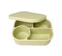 Silicone Lunch Box For Kids - 4-compartment 750ml Leak-proof Divider