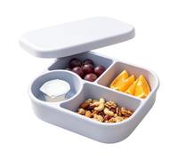 Silicone Lunch Container 750ML 4-Compartment Leakproof Food Storage