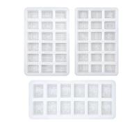 Silicone Mahjong Mold - Flexible DIY Resin Candle Soap Plaster Casting Tool
