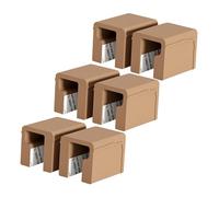 Silicone Maniglia Protezione Angoli 6 Pezzi, Mobile | Armadi e Guardaroba, Forma Delicata, Colore Caffè, Adesione Elevata, Sicurezza Ragazzo Ragazza