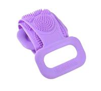 Silicone Massage Scrubber - Sided Body Belt, Shower Strap | 27.5 Inch Silicone Double-Sided Body Back Scrubber Belt with Soft Bristles and Raised Nodes for Daily and Massage