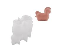 Silicone Mold for Crafting Unique Decorations Cement Little Horse Shape Craft Suitable Plaster