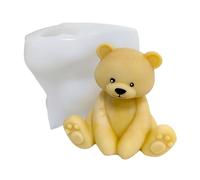 Silicone Mold - Silicone 11 x 8,5 x 10,1 cm | Bear Mold, Candy Molds | 3D Bear Shape Silicones Fondant Molds For Making Cakes, Chocolates, Jelly, Hot Chocolate, Soap, DIY Baking and Handcrafts
