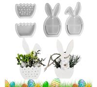 Silicone Molds Easter - 3D Silicone Craft Tool | 3D Rabbit Mould for Baking, Chocolate, Soap and DIY Crafts | Holiday Birthday Party Home Indoor Family Friends Students Men Women Use