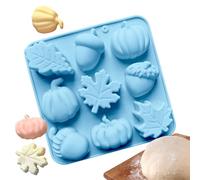 Silicone Molds For Baking, Fall Decor Crafting Tools For Thanksgiving, 9-Cavity Silicone Baking Pans Cupcake Molds, Resin Soap Chocolate Cake Candle Crafts Home Decor