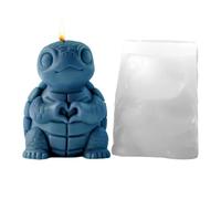 Silicone Molds for Candles - Carino Turtle Shape Animal Candle Mold, Easy Release 3D Silicone Craft Mold for Resin Candle Soap DIY Crafts for Adults Kids Easter Birthday Party Home Decor Use