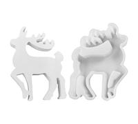 Silicone Mould - Deer Mould | Soap Casting Mold | Candy Making Supplies For Making Candles, Soap, Scented Candles, Home Decor | Christmas Deer Silicone Mold | Christmas Deer Plaster Casting Mould
