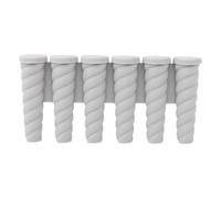 Silicone Moulds - Ice Pop Moulds | Pop Maker Molds With 6-Cavity | Kids Ice Lolly Maker | Easy Release Ice Stick Making Aid For Juice Jelly Yogurt Jam Pudding Fruit