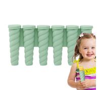 Silicone Moulds - Ice Pop Moulds | Pop Maker Molds With 6-Cavity | Kids Ice Lolly Maker | Easy Release Ice Stick Making Aid For Juice Jelly Yogurt Jam Pudding Fruit