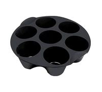 Silicone Muffin Pans for Baking - 7-Cup Cupcake Molds for Baaking | Muffin Mollders, Airfryer Acceessory 2.6/3.2/3.5-5.8L Air Fryer, Kitchen Gadgets