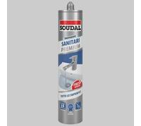 Silicone Multiuso Neutro per Sanitari Soudal Ml 300 ml 300 Bianco