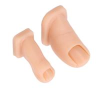 Silicone Nail Training Toe Mannequin, Anatomically Accurate Pedicure Practice Tool, Artificial Toe Simulator for Nail Technician Skill Enhancement