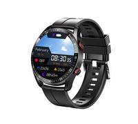 (Silicone nero) Nuovo Smartwatch ECG+PPG 2025 con funzione di chiamata Bluetooth e lettore musicale