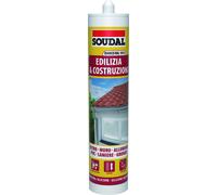 Silicone Neutro Per Edilizia Soudal Ml. 300 - Bianco Avorio RAL 1013 Colori e v