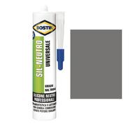 Silicone Neutro Sil Bostik Grigio Ral 7004 300 ml 4 Pezzi