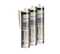 SILICONE NEUTRO TRASPARENTE SIL-FRAME G&B PER SERRAMENTI PVC LEGNO ALLUMINIO