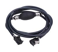 Silicone Outboard Motor External Tubing Oil Tube Pipe Universal Type Accessory Black Rubber Metal 3 Meters Length Suitable for YMH All Models Outboard Marine Engine Fuel Tank