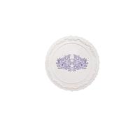 Silicone Oval Placemat Flower Embossed Large Lace Tablemat Non-Slip Platter Mat Dining Dinner Tableware Cup Coasters per Cucina Domestica Ristoranti e Hotel(Color1)