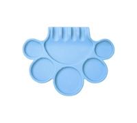 Silicone Paint Palette, Creative Mixing Paint Tray, Raised Edge Design, Art Supplies Tool, Portable Easy Clean Accessory, Suitable for Kids Adults Students Boys Girls Travel Home Classroom School