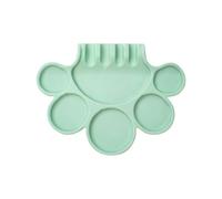 Silicone Paint Palette, Creative Mixing Paint Tray, Raised Edge Design, Art Supplies Tool, Portable Easy Clean Accessory, Suitable for Kids Adults Students Boys Girls Travel Home Classroom School