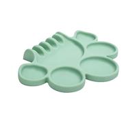 Silicone Paint Pallets, Portable Mixing Tray, Flexible Artistic with Dividers, Authentic Washable Board for Students, Versatile Travel Crafting Tool Utilized Inside School Home Classroom Spaces