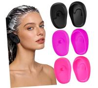 Silicone Paraorecchie Impermeabili, 3 Paia, per Orecchie | Facili da Indossare, Design, Protezione Dall’acqua, Uso Domestico e Salone Parrucchieri