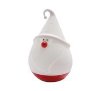 Silicone Pat Light Cartoon Snowman Decompression Night Light(1Pcs, White)