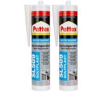 SILICONE PATTEX SL-509 ROSSO H.TEMPERATURE (Confezione da 2)