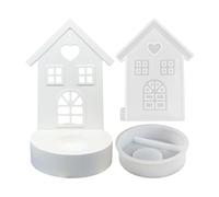 Silicone per Resina A Forma Di Casa Con Finestra A Cuore