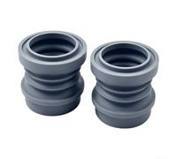 Silicone per tramoggia Soffietto per Lagom Min Grinder 2pcs Silicone | Risolve problemi di fagioli bassi, mantiene la consistenza, struttura flessibile, colore grigio, casa per barista essenziale
