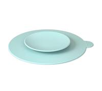 Silicone Placemat - Suction Bowl Mat Anti Skid Pad, Utensil Rest Holder Grip Stability, Waterproof Kitchen Table Protector Mat Durability | Kid Feeding Dining Surfece Safety Absorb Control | Home Kit