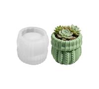Silicone Planter Mold, 3D Knitted Sweater Design Holder Bowl Mould | Silicone Concrete Molds For Handcraft, Epoxy Resin, Baking, Candle Making, Cement