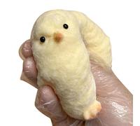 Silicone Pollo Taba Squishy | 2 pezzi Pulcini Squishy Giocattoli | Squeeze Pollo antistress Fidget Toys | Soft Chicks Palla antistress giocattolo sensoriale per adulti