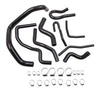 Silicone Black 9Pcs Silicone Radiator Hoses Turbor Intercooler pipe for Honda