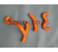 Silicone radiator hose for KTM 50SX 50 SXS Mini 2012-2018 13 14 15 16 ORANGE new